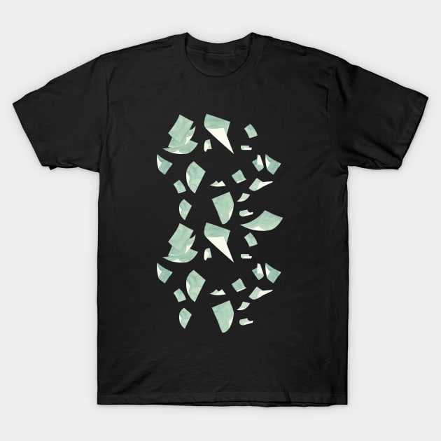 Papers on the Wind Pattern T-Shirt by Timone